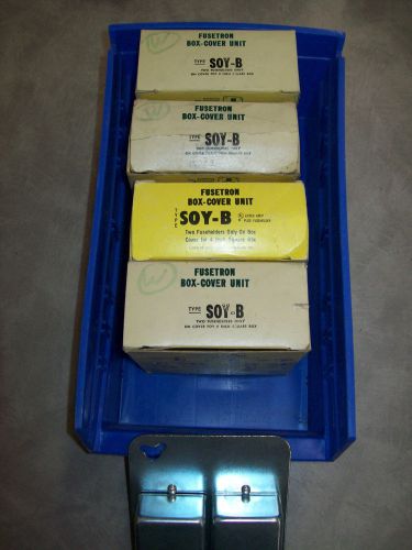 **NEW LOT OF 4****FUSETRON SIY-B BOX COVER UNIT FOR 4&#034; BOXES