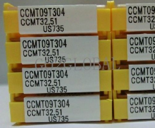 CCMT32.51 Carbide IN NEW CCMT09T304 US735 Insert 10PCS/box BOX Mitsubishi 60 day