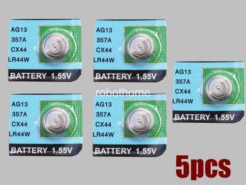 5pcs lr44 button batteries -357-sr44 li battery ag13 coin battery watch battery for sale