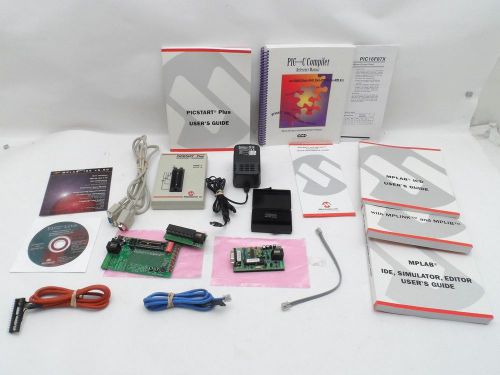 Microchip picstart plus 10-00157-r14, mplab icd module, header demo board guides for sale