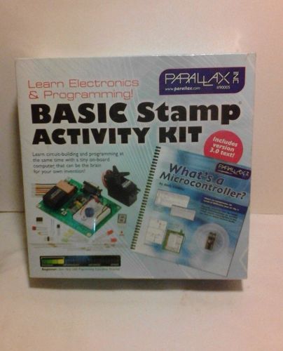 New Parallax 28-17946 Basic Stamp Activity USB Microcontroller Kit