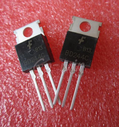 10pcs bd244c transistor pnp 100v 6a to-220 new for sale