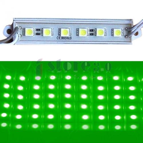 20 x Green  5050 6 LED Module IP68 Waterproof 12V DC