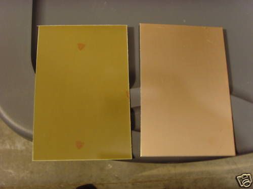 145 pcs. FR-4, .060, 1 oz. 3&#034; x 5&#034;, Single Sided, Copper Circuit Board  PCB