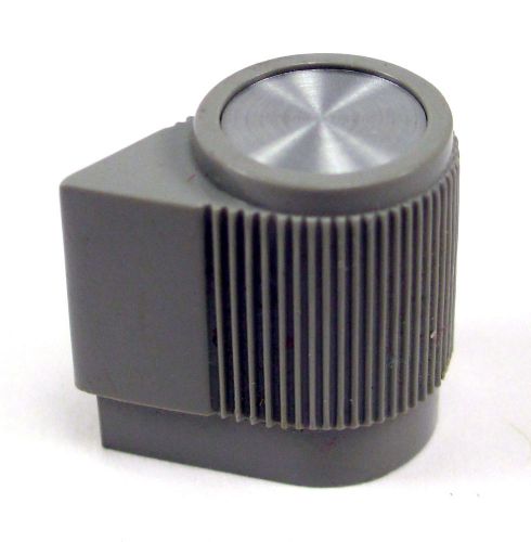 Grey thumb lever wing nut pointer knob 1/8&#034; shaft - possibly hp hewlett packard for sale