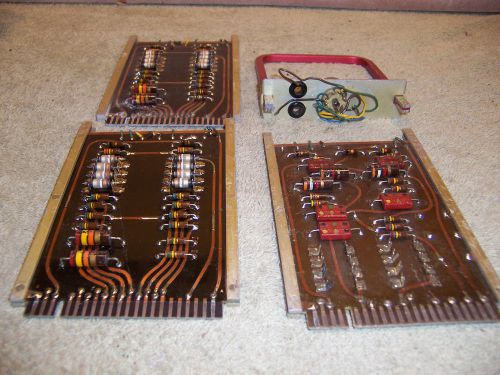 OG5851- Vintage plug-in Computer Boards w/ Discrete Components