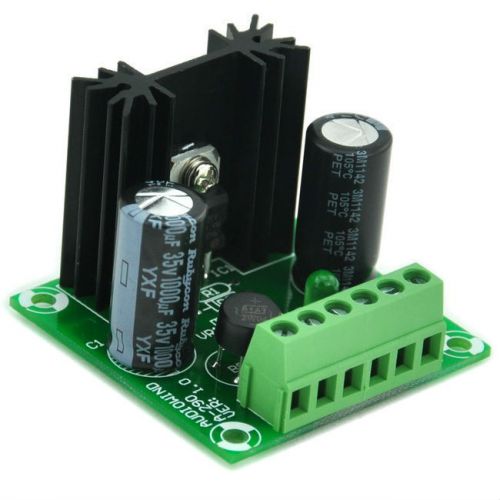 -5v dc negative voltage regulator module board, based on 7905 ic, -5v / 1a. for sale