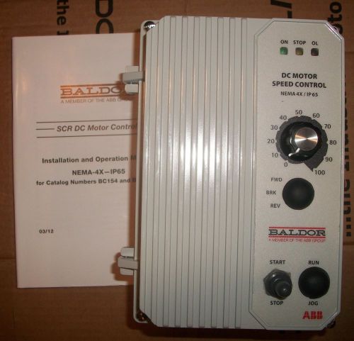 NEW ABB  BALDOR BC154 DC SCR 2 HP MOTOR SPEED CONTROL 115/230 VAC 15 AMPS