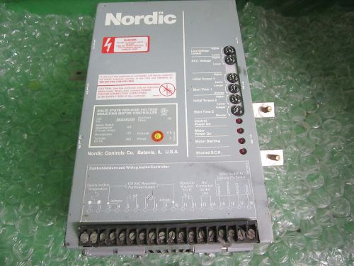 Nordic Solid State Induction Motor Controller Cat. 26A34U00