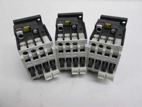 Lot 3 siemens 3tf3000-0a 120v-ac 20a amp 3hp contactor d304500 for sale