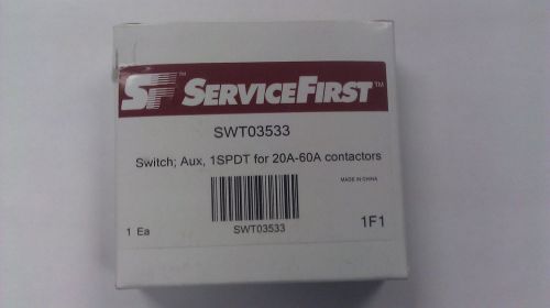 Switch; Aux, 1SPDT for 20A - 60A Contactors