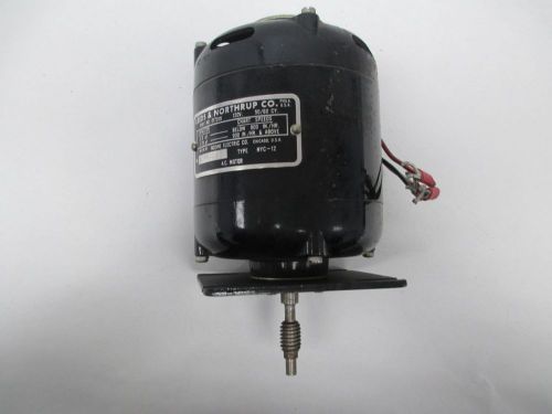 Leeds northrup 017209 bodine type nyc-12 120v-ac electric motor d304993 for sale
