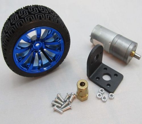 2Set BEST US Self-balancing Kits Wheel+77r/min Motor 6V+bracket+Connector