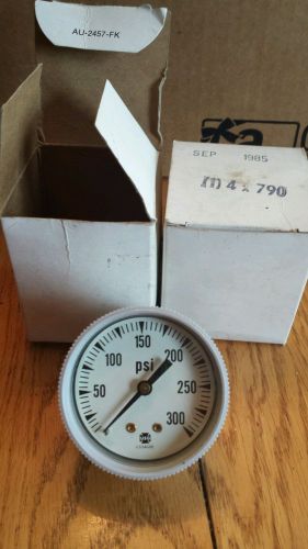 Lot of 2 U.S. GAUGE Gauge, Pressure, 300 PSI (4X790) ametex