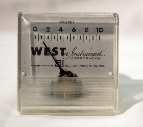 ANALOG PANEL METER - Indicates 0 to 10 Output Scale