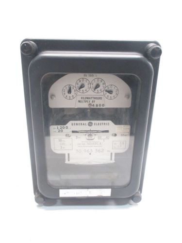 General electric ge 700x63g1 ds-63 2400v polyphase watthour 120v meter d452136 for sale
