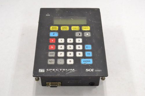 Spectrum soi-200-ab-120a-16k-485 operator interface panel 120v-ac keypad b316138 for sale