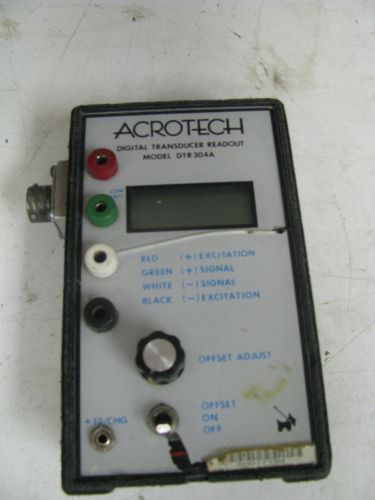 Acrotech Digital Transducer Readout MDL DTR-304A DG11