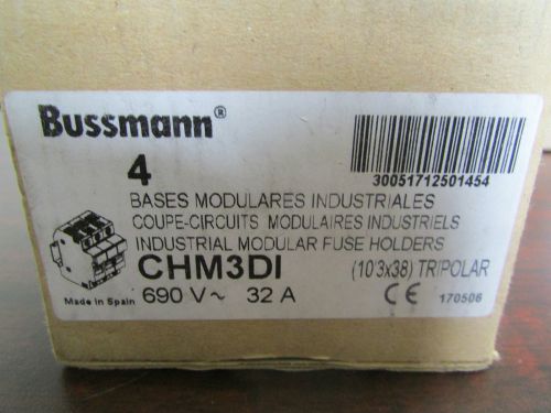 Bussmann CHM3DI 4 Bases Modulares Industriales 690v-32amp