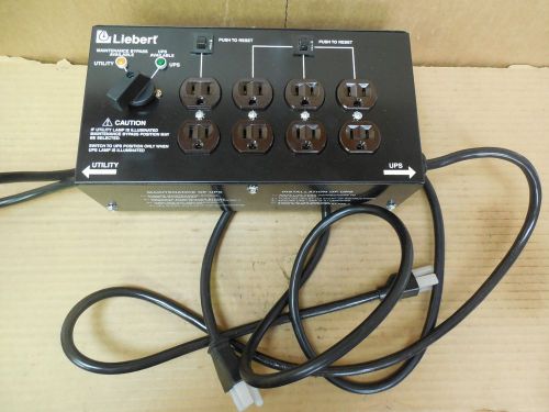 Liebert pod power output distribution mp115a 120 vac 12a 12 amp 1ph new for sale