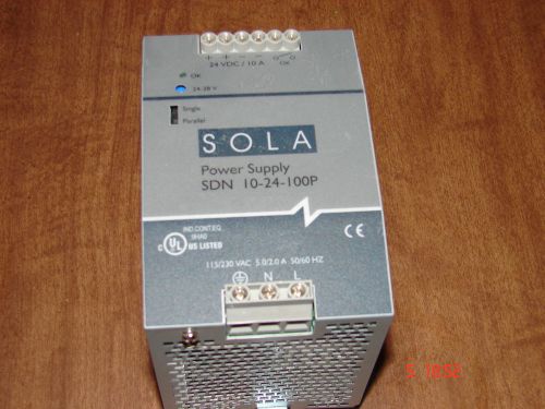 SOLA Power Supply SDN 10-24-100P NEW