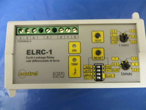 Contrel ELRC-1/60 Earth Leakage Relay Toroidal Transformer 110Vac/dc-230-400 Vac