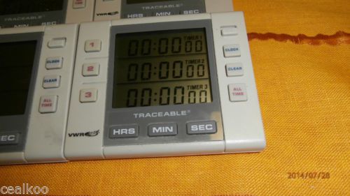 11-VWR Traceable Control Company 3 Channel Clock Timer