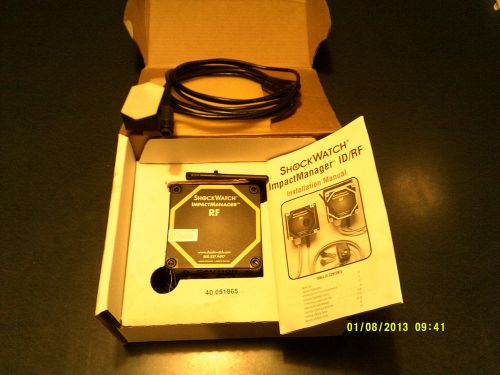 Shockwatch rf1302-t impactmanager shock sensor for forklifts original box for sale