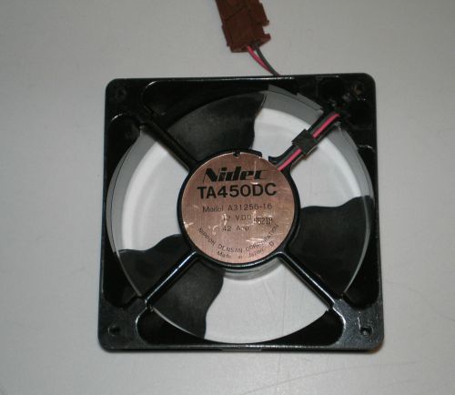 Double Ball Bearing Metal Fan 120 MM Nidec TA45ODC 12VDC .42 Amp