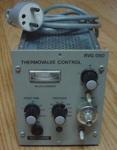 Balzers rvg 050 thermovalve control for sale