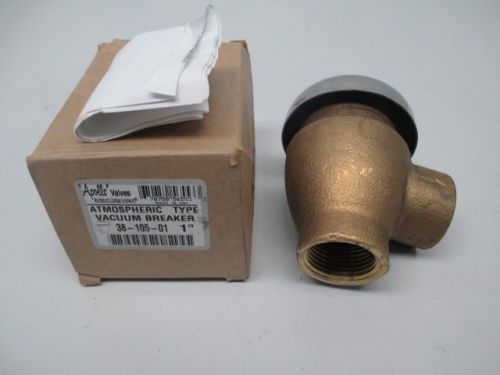New apollo 38-105-01 vacuum breaker bronze threaded 1 in npt check valve d245652 for sale
