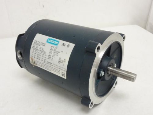 141410 new-no box, leeson c4t17nc46a ac motor 1/2hp 230/460v 1725rpm 60hz 3ph for sale