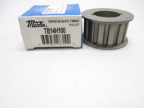 NEW MARTIN TB14H100 1008 TAPERED BUSHING TIMING PULLEY D438587