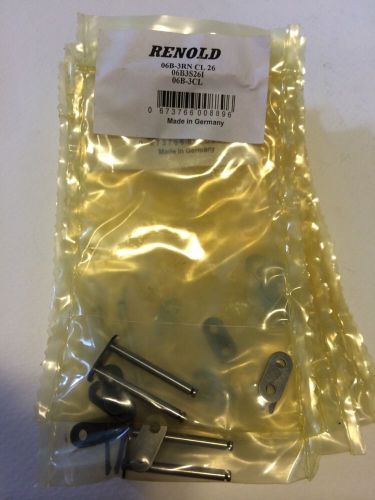 RENOLD New- Lot-10 Connecting Chain Link, 06B-3RN CL 26  06B3S26I, 06B-3CL