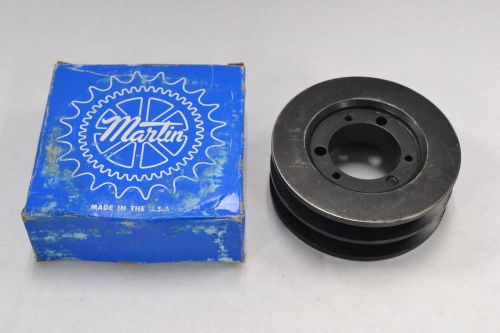 New martin 2 b 44 sh sheave v-belt 2groove 1-3/4 in pulley b294287 for sale