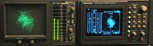 TEKTRONIX 760 &amp; 764 ANALOG &amp; DIGITAL AUDIO  MONITORS  IN RACK MOUNT  A++