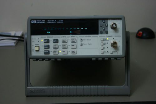 Hp agilent 53181a frequency counter, opt 030 3ghz ch, calibrated with warranty for sale