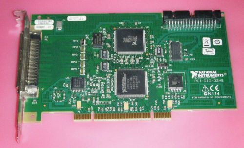 *tested* national instruments ni pci-dio-32hs pci-6533 digital/pattern io, rev f for sale