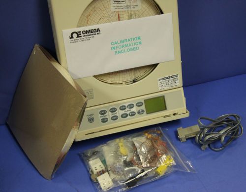 (1) old stock omega cxtl-dtc-w dual input thermocouple recorder white for sale