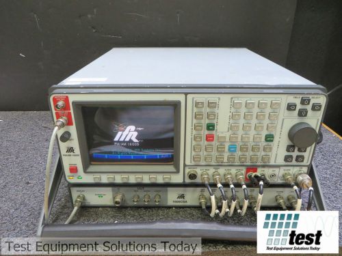 Ifr 1600s w/opt 21,35,36 am/fm communication monitor id#25453 dr for sale