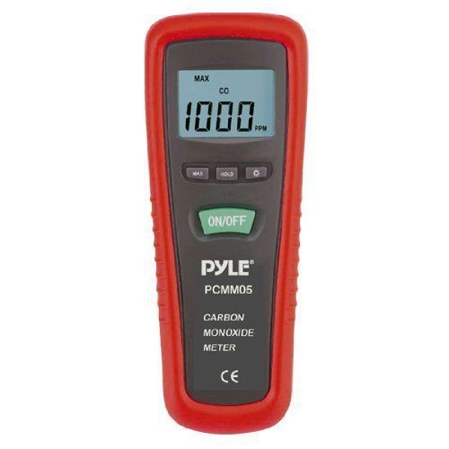 Pyle pcmm05 carbon monoxide meter(red/black color) for sale