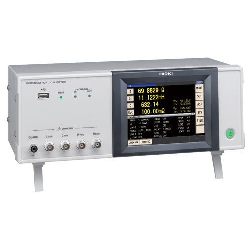 Hioki IM3533 LCR Meter. 1 mHz to 200 kHz, highspeed measurement of up to 2 ms
