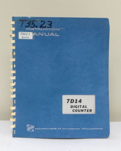 Tektronix 7D14 Digital Counter Instruction Manual
