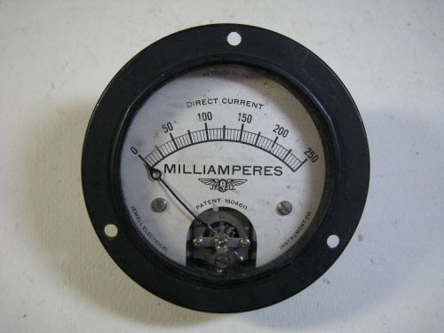 Jewell gauge 0-250 milliamperes direct current