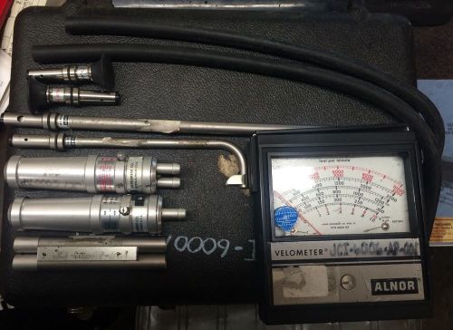 Alnor Velometer Series 6000 Model 6006AP Complete W/manual And Case.