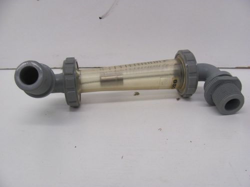 (new) blue white (f-44750lhe-12) 9508 flow meter 0-10 gpm 0-35 lpm 3/4&#034; fittings for sale