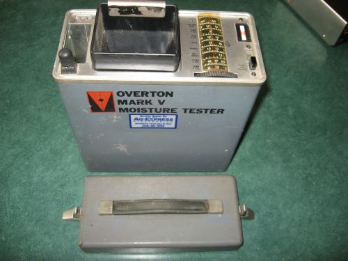 Overton mark v grain moisture tester meter for sale