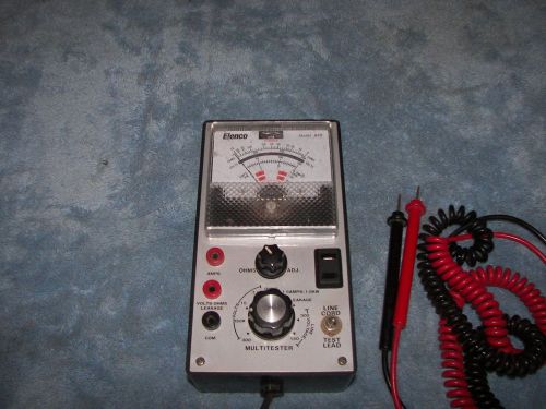 Vintage Elenco Model 850 Appliance/Auto Tester Meter