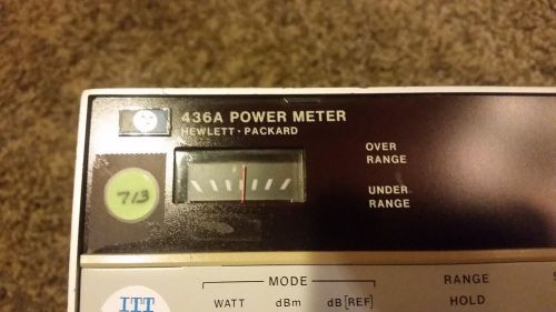 Hewlett packard hp 436a power meter with option 022 hpib programmable for sale
