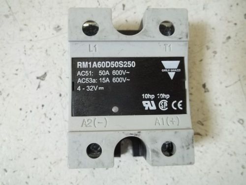 CARLO GAVAZZI RA1A60D50S250 MODULE *USED*